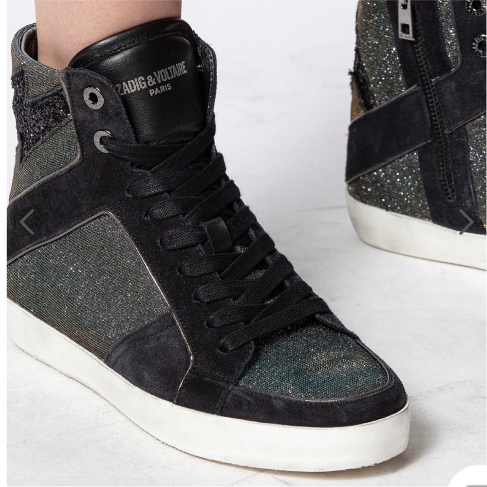 NIB Zadig & Voltaire High Flash Sneakers High Top